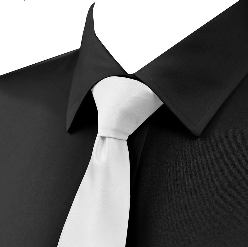 Trilece Ties for Men - Men's Solid Color Ties - Formal Neckties for Men - Neck Tie for Man - Image 3